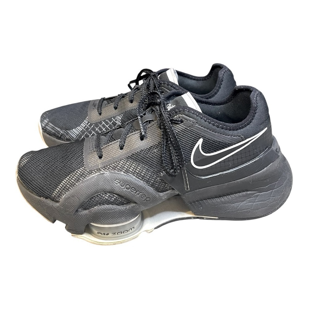 NIKE Air Zoom SuperRep 3 HIIT Class Training Shoe Sz 6.5 Black White - Picture 6 of 16